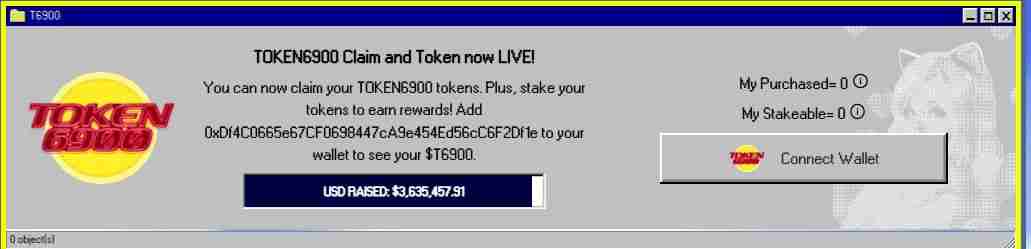 TOKEN6900 (T6900)币是什么 T6900代币经济学、质押及价格预测