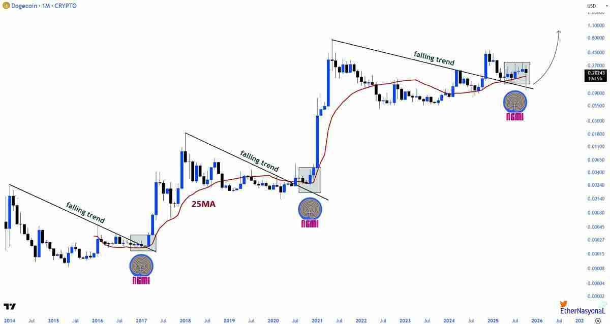 一文了解狗狗币（DOGE）持币者正在买入回调：2026年达到1.60美元现实吗